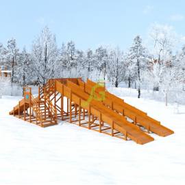 Зимняя горка IGRAGRAD SNOW FOX 4 ската